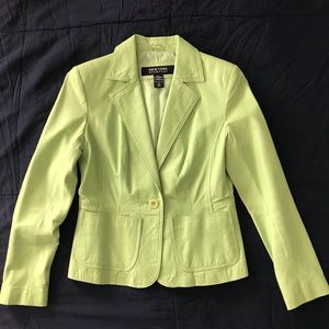 New York and Company leather jacket size 4